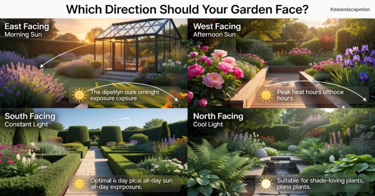 Which Direction Should Your Garden Face Kdalandscapetion